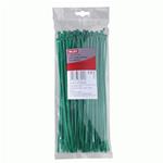 FASCETTA NYLON VERDE MM 250X3,5 100 PZ VALEX 1201050