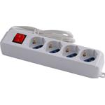 Multipresa 4 posti bipasso/schuko con interruttore SYNTESY SL3004