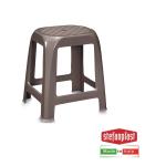 SGABELLO IN RESINA STEFANPLAST ELFO TORTORA CM 41X35 H 46