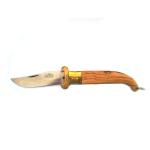 Coltello da caccia manico ulivo 20cm F.lli D'Aprile 08800