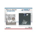 BILANCIA DIGITALE PESAPERSONE 30X30CM COLORE GRIGIO SCURO