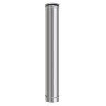 TUBO INOX AISI 304 CM.100 D. 80 X PELLET