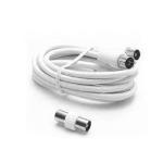 Prolunga per antenna Tv c/adattatore lunghezza 1,5 mt. Astrtell 011316
