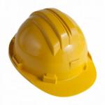 Elmetto giallo protettivo senza franglsudore ARES