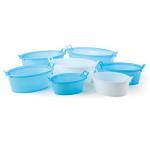 Bacinella bagno ovale per alimenti cm 70 bianca Plastime