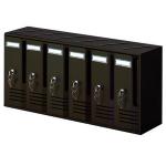 ALUBOX CASSETTA CUBO A 6 POSTI GHISA ART.C6