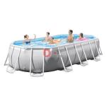 PISCINA CON TELAIO 'LINEA PRISMA FRAME' CM503X274X122 C/POM. + SCA.
