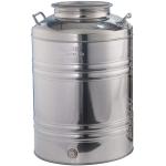 FUSTO contenitore per alimenti inox SANSONE 50 kg predisposto rubinetto