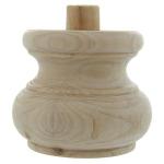 PIEDE LEGNO GREZZO ART.53008 MM.95X75