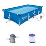 Piscina fuori terra con telaio Bestway #56424 400x211xH81 cm (con pompa filtro)