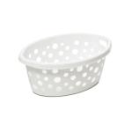 CESTA PORTAPANNI BIANCA IN PLASTICA LT 25 ART. 435