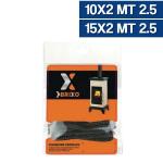 Guarnizione piatta autoadesiva per stufe mm 10x2,5 mt BRIXO