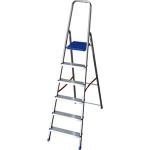 Scala in alluminio 6 gradini domestica FACAL K100 Domus (Made in Italy)