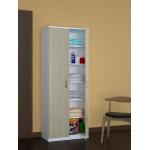 KIT ARMADIO 2 ANTE TUTTOPIANI BIANCO/OLMO CM 72X36X186