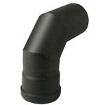 GOMITO 90° IN ACCIAIO PER PELLET Ø 8 CM