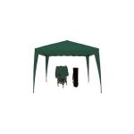 Gazebo RAPID in alluminio Apertura immediata 3x3 mt Verde 