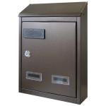 CASSETTA POSTALE CITY MARRONE/ORO ART. 731