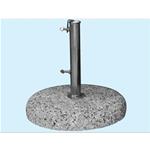 Base cemento/ghiaia per ombrellone  Ø cm 55 kg 35  foro min/max 44/52 mm.