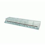 Gabbia conigli per ingrasso 6 fori cm 183x40x30h 604728