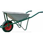 Carriola zincata tubolare con bordo perno lungo 102758