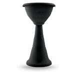 Fioriera a colonna antracite cm 70h