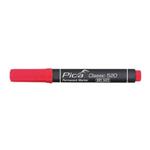 Pennarello indelebile punta tonda Pica classic dry Safe 1-4 mm Rosso