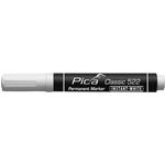 Pennarello indelebile punta tonda Pica classic dry Safe 1-4 mm  bianco