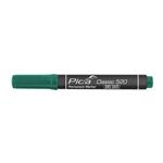 Pennarello indelebile punta tonda Pica classic dry Safe 1-4 mm verde