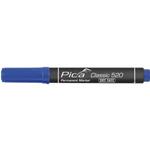 Pennarello indelebile punta tonda Pica classic dry Safe 1-4 mm   blu