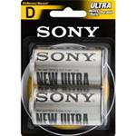 BATTERIE SONY TORCIA D ULTRA HEAVY DUTY R20 1.5 V 2 PEZZI