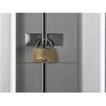 ARMADIO PORTASCOPE 'URBAN' XL CM. 78X49X182H IN RESINA RICICLABILE TORTORA