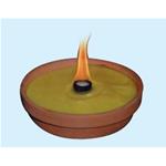 CANDELA ALLA CITRONELLA Ø21.5 IN TERRACOTTA ANTIVENTO