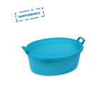 BACINELLA BAGNO OVALE AZZURRO D.50