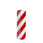 Antiurto adesivo angolare bianco/rosso mm 200x1000x15 spesspre
