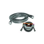 Flessibile doccia PVC nero/Cromo 1.5 metri Brixo 251770