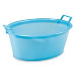 Bacinella ovale in Pvc azzurra con manici cm 50