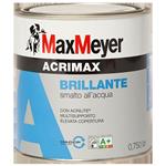 Smalto all’acqua Max Meyer ACRIMAX BRILLANTE Bianco calibrato A+ 2.5 litri