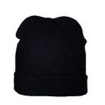 Cappello a cuffia in acrilico 100% poliestere nero