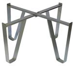 Piedistallo zincato per fusti inox 400/500 lt Ø 78 cm 607190