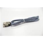 Cavo dati e carica Devia rivestito in nylon intrecciato mt 1 USB/Apple lightning