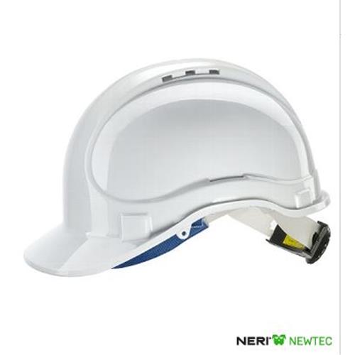 13151 - Elmetto di protezione in ABS bianco con cinturino sottogola Newtec  131072 - NEWTEC ( - Elmetti); #131072