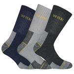 Calze da lavoro corte 39-42 3 paia assortite WRK-01