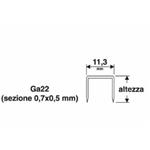PUNTI per puntatrici chiodatrici 11.3xH12 mm (1000 pz)  VALEX - 1455637