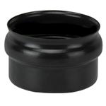 SCARICO CONDENSA CIECO DIAM 80 MM PER STUFE A PELLET NERO 