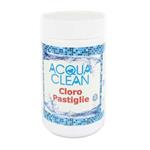Cloro in pastiglia 1 kg 5 pastiglie da 200gr Acqua Clean 536125