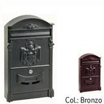Cassetta Postale REGIAPOSTA in alluminio - BRONZO