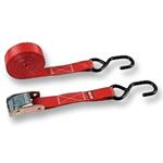 Cinghia con tenditore a cricchetto con ganci a dente unico 25mm x 4.5 metri Valex 1960548