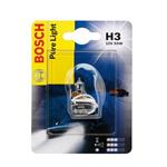 BOSCH PURE LIGHT H3 LAMPADINA ALOGENA PER FARI (con qualità primo equipaggiamento) 12V  55W
