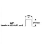 Punti per puntatrici chiodatrici VALEX (12.8xH8 mm sezione 0.95x0.65 mm) 1000 pezzi