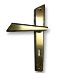 MANIGLIA CON PLACCA - mod. "JET" Bronzoro - art 2655